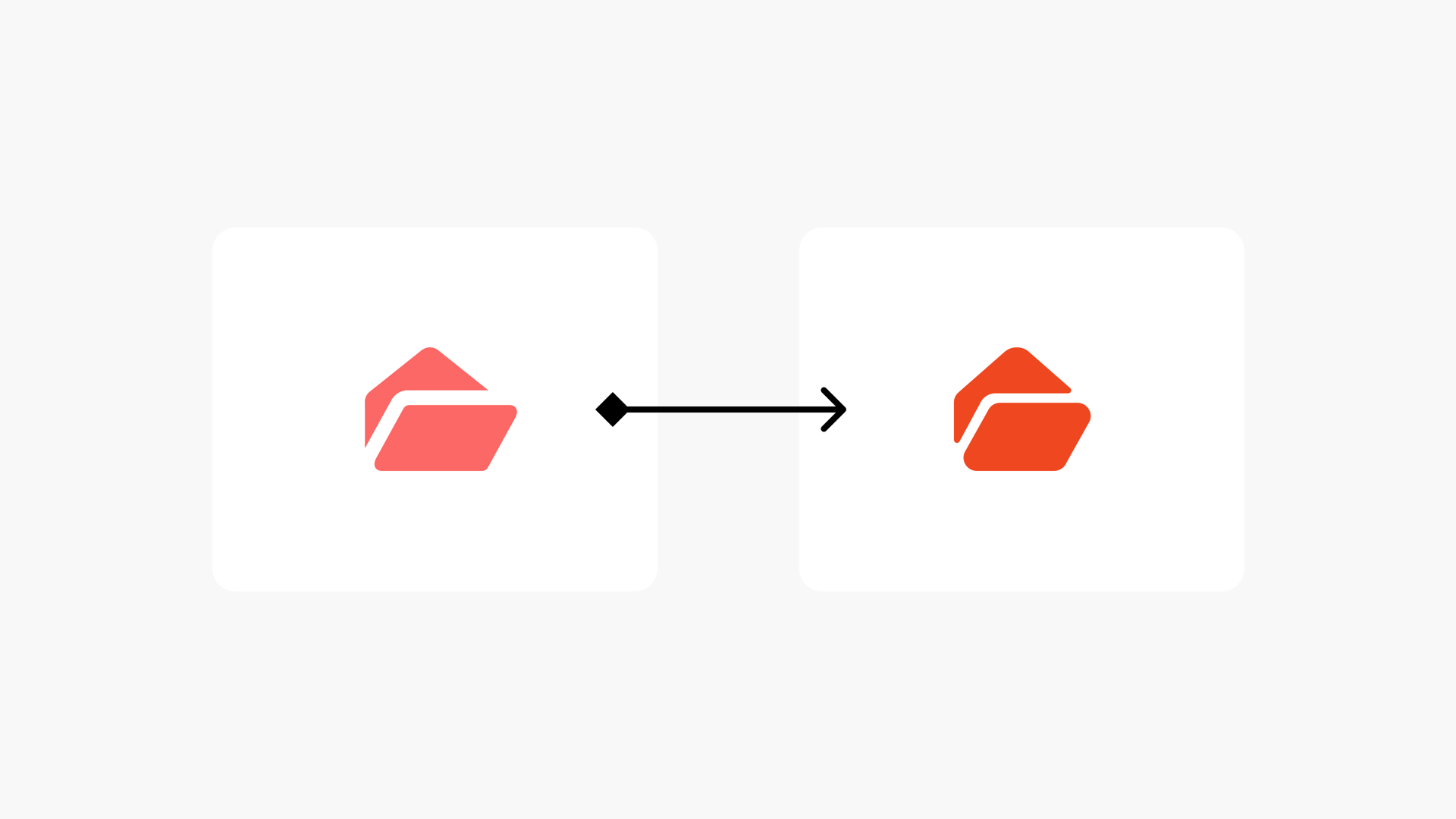 Boligmappa — evolution of the folder logo