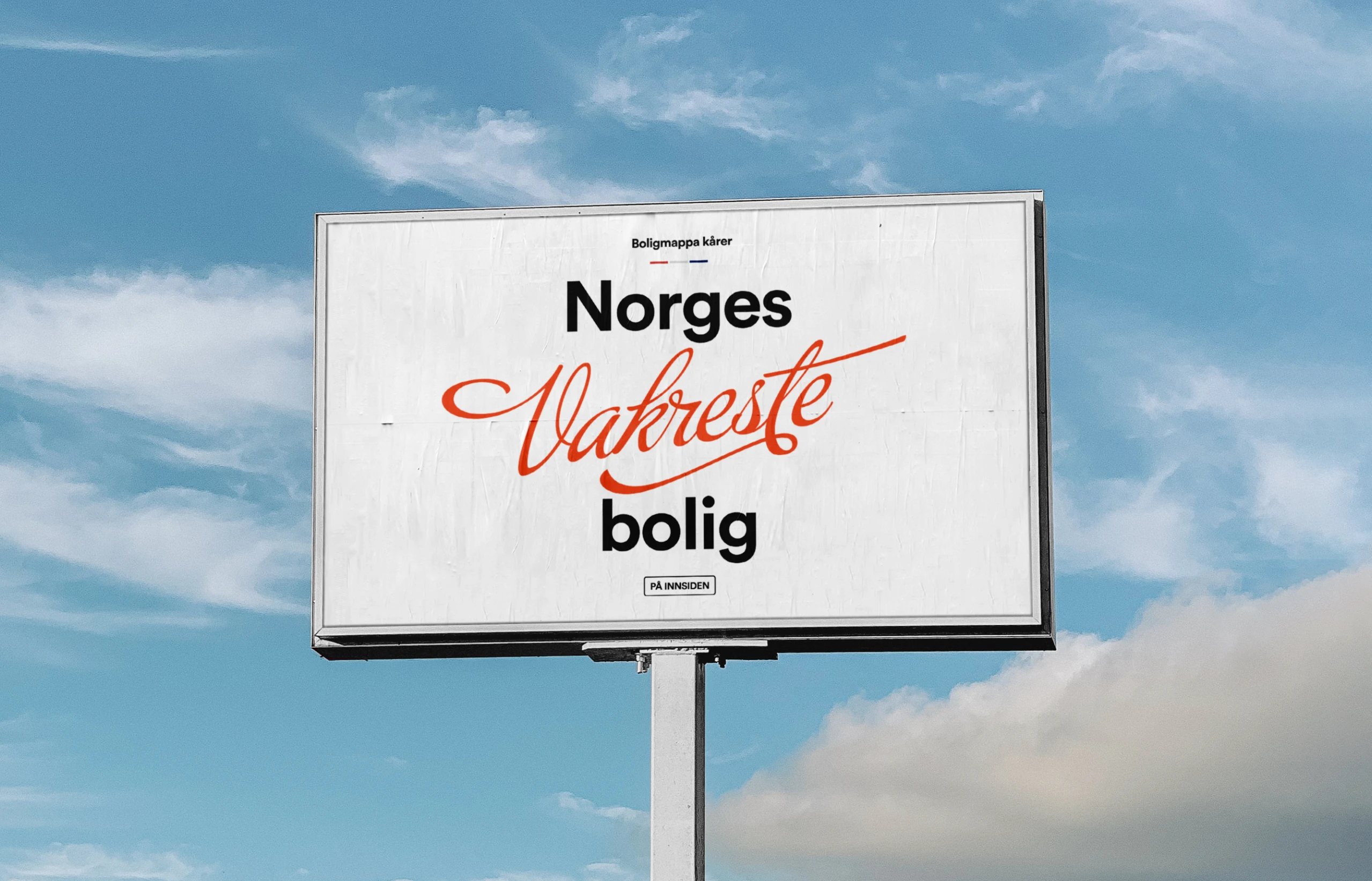 Boligmappa — Norges vakreste bolig billboard