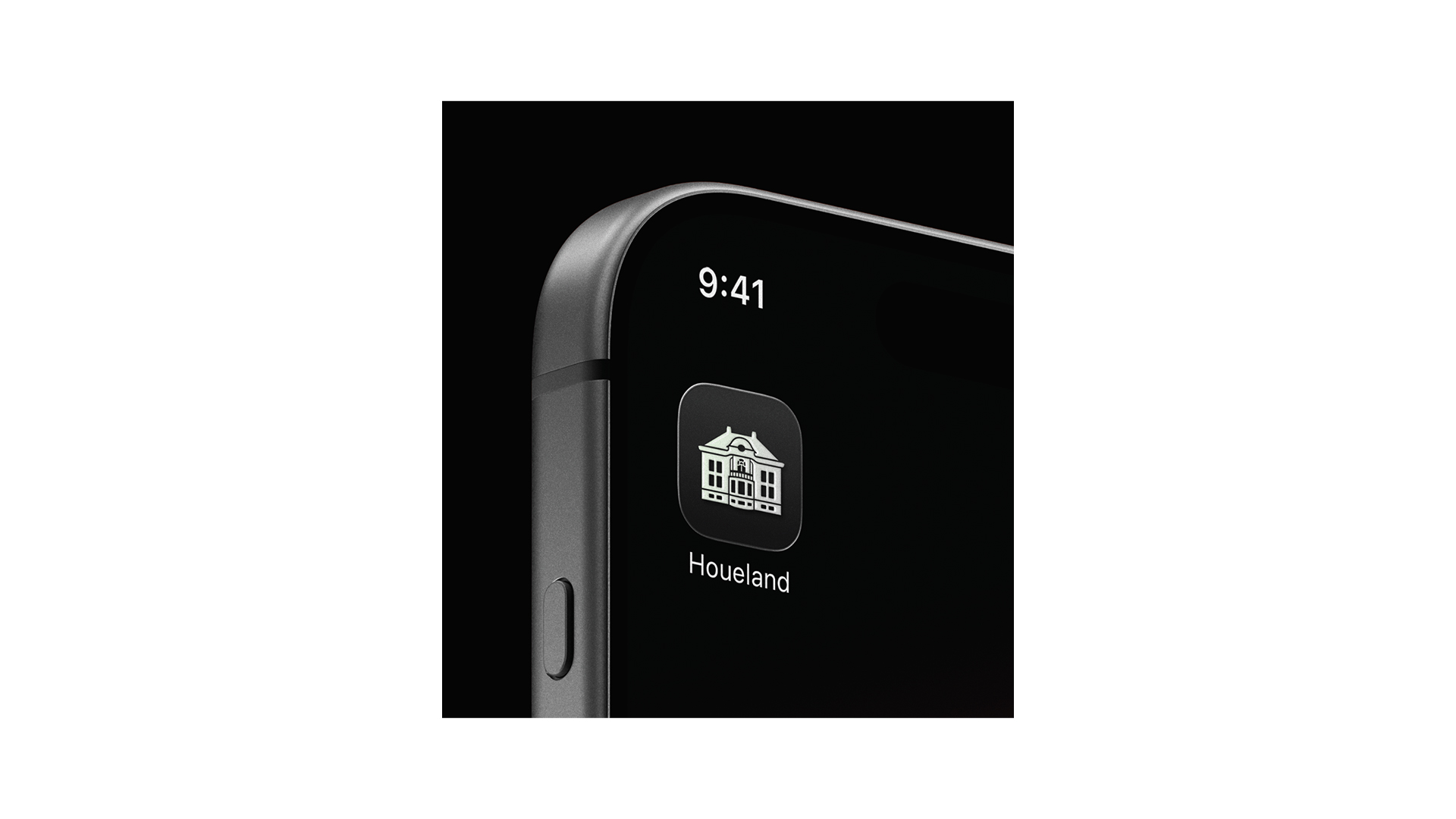 Houeland — app icon on an iPhone home screen