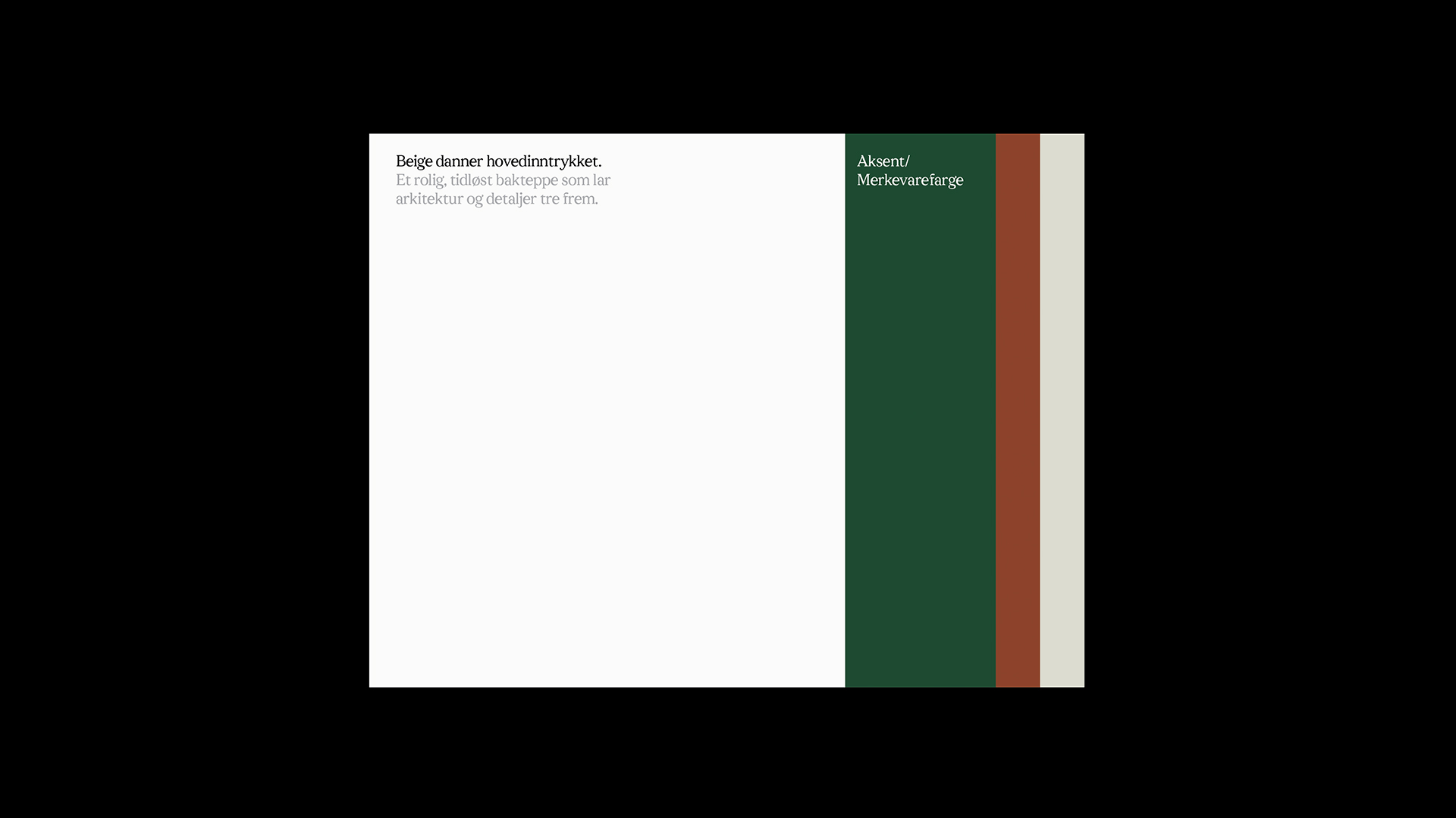 Houeland — brand color palette